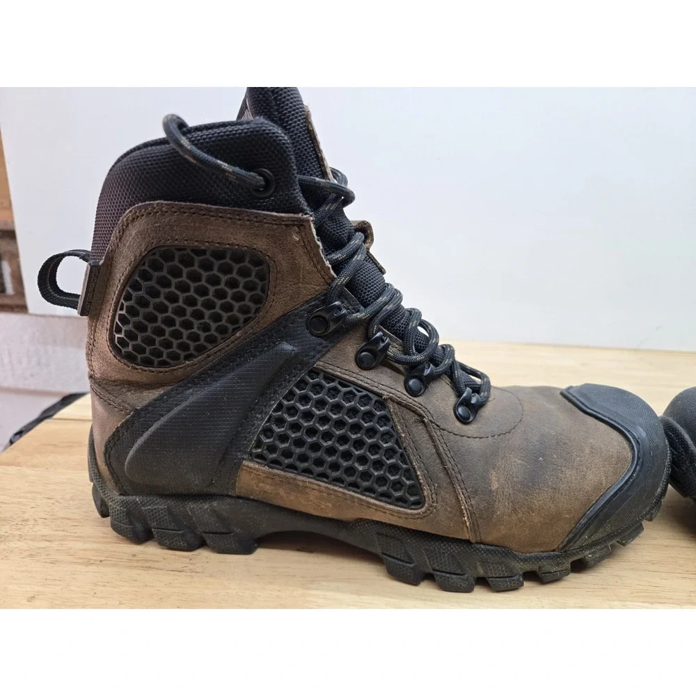 Men's Bates Shock FX Mid Cut Tactical Boot Size‎ 10 E07011 Brown Leather